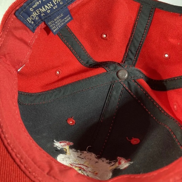 ☀️ Vintage Las Vegas Fire Department Red Dad Hat OSFA Y2K Strap Back - Picture 5 of 6